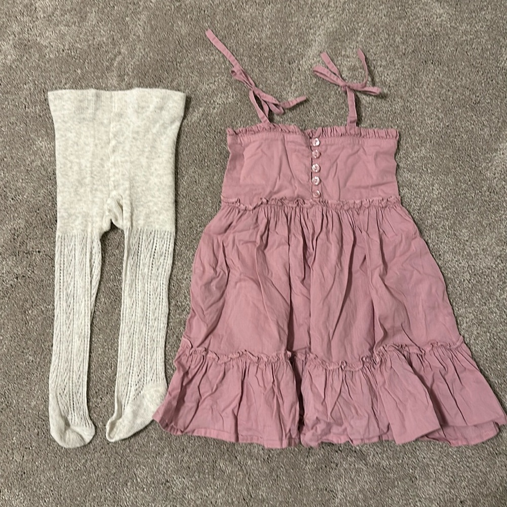 Jamie Kay baby girls dress + tights